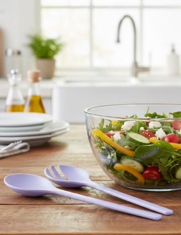 Set tacamuri pentru salate ACTION, lila