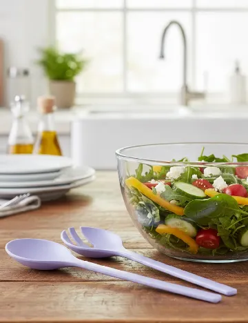 Set tacamuri pentru salate ACTION, lila