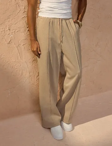 Pantaloni SHEIN, bej Crem