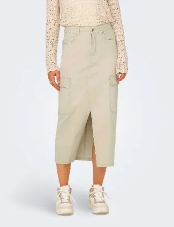 Fusta Only, bej Crem