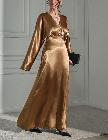 Rochie lunga SHEIN, maro