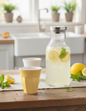 Pahar ACTION, galben