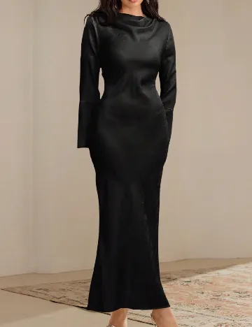 Rochie lunga SHEIN, negru Negru