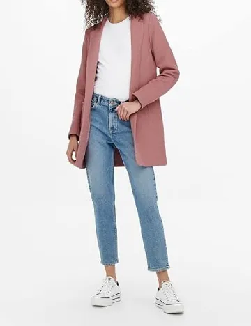 Blazer Only, roz pudra Roz