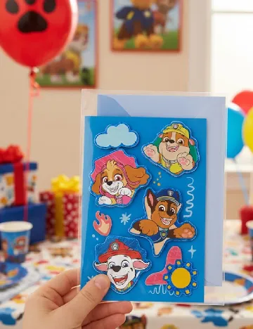 Felicitare A5 Paw Patrol W&O Products, albastru Albastru