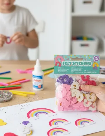 Set stickere autocolante ACTION, mix culori Mix culori