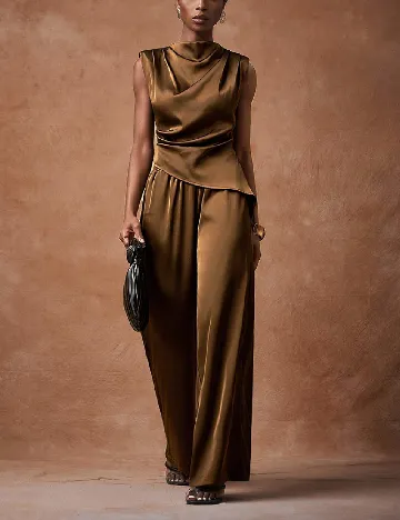 Compleu SHEIN, maro Maro