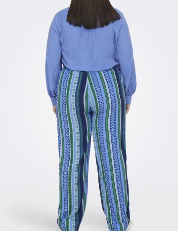 Pantaloni Only Carmakoma, albastru