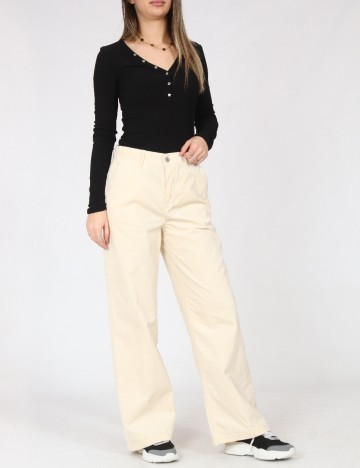 Pantaloni LMTD, ecru