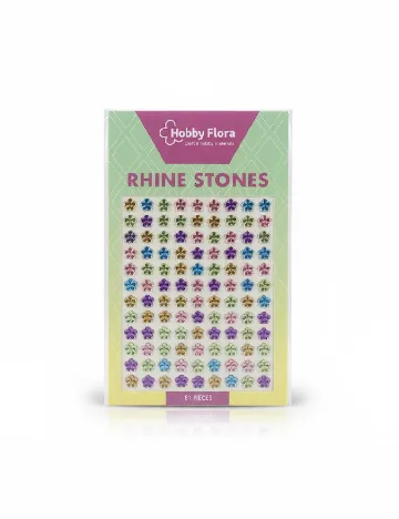 Set strasuri Hobby Flora, mix culori Mix culori