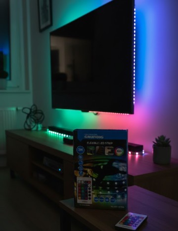Banda LED 3 m Grundig, mix culori