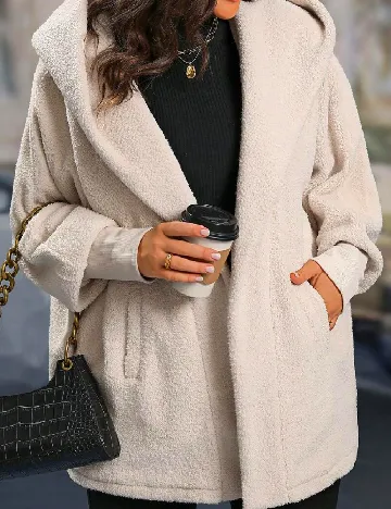 Jacheta SHEIN CURVE, crem Crem