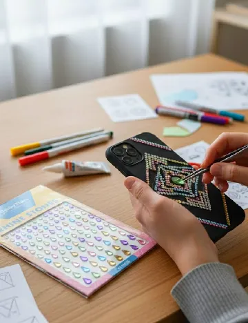 Set strasuri  Hobby Flora, mix culori Mix culori