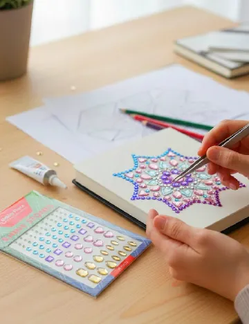 Set strasuri Hobby Flora, mix culori Mix culori