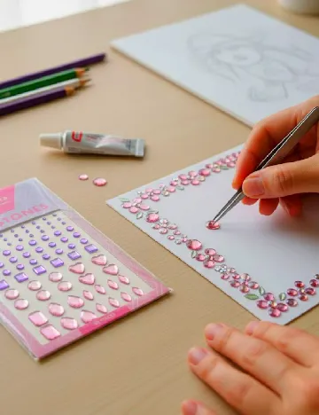 Set strasuri Hobby Flora, mix culori Mix culori