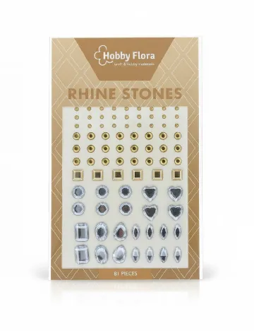 Set strasuri Hobby Flora, mix culori Mix culori