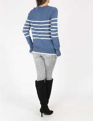 Bluza C&A, albastru/alb