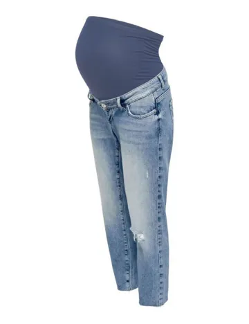 Blugi Only Maternity, albastru Albastru