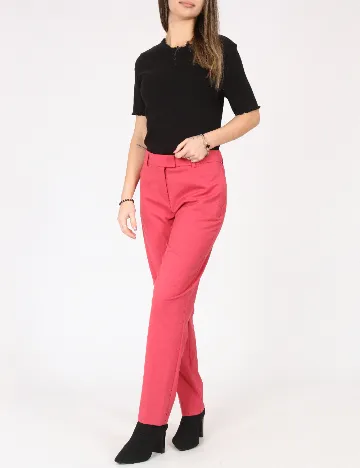 Pantaloni C&A, roz pudra inchis