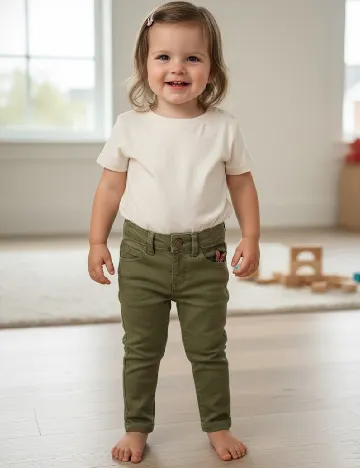 Blugi Zara, verde Verde