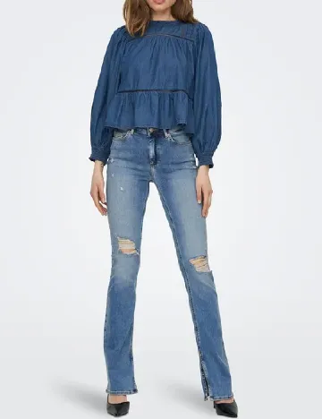 Blugi Only, albastru Albastru