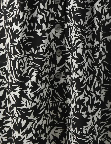 Fusta Only, negru/alb Negru