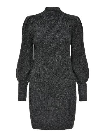 Rochie scurta Only Carmakoma, gri inchis