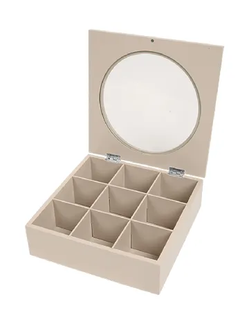 Cutie de depozitare pentru ceai ACTION, gri Gri