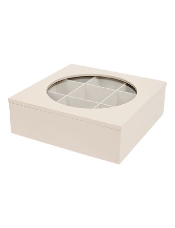 Cutie de depozitare pentru ceai ACTION, gri