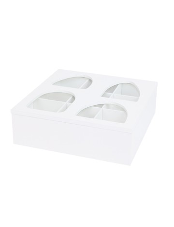 Cutie de depozitare pentru ceai ACTION, alb