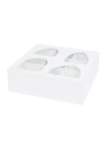 Cutie de depozitare pentru ceai ACTION, alb Alb