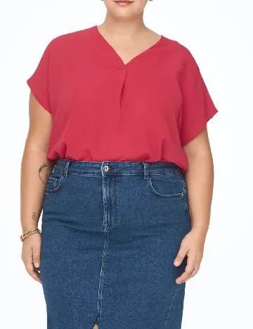 Bluza Only Carmakoma, roz Roz