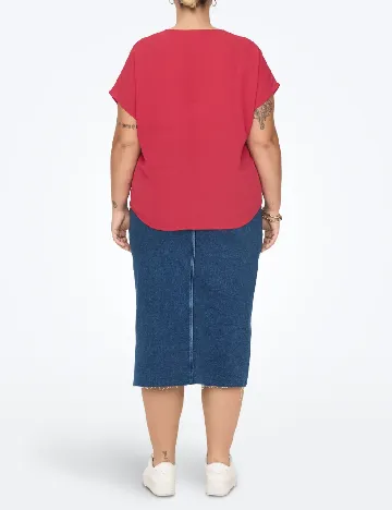 Bluza Only Carmakoma, roz Roz