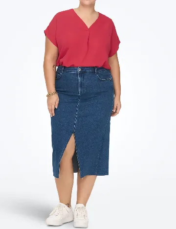 Bluza Only Carmakoma, roz Roz