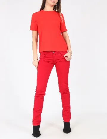 Bluza Jacqueline de Yong, portocaliu Portocaliu