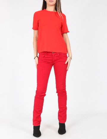 Bluza Jacqueline de Yong, portocaliu