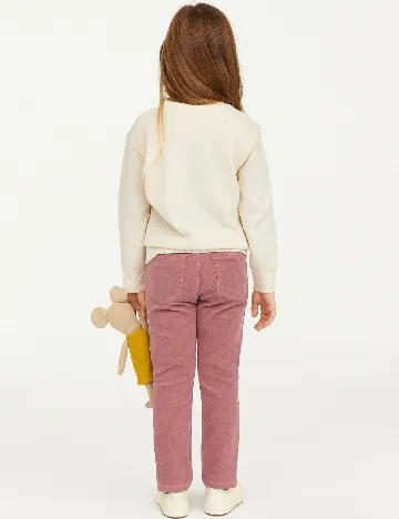 Pantaloni Zara, roz Roz