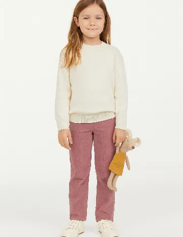 Pantaloni Zara, roz Roz