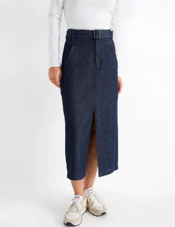 Fusta C&A, bleumarin Albastru