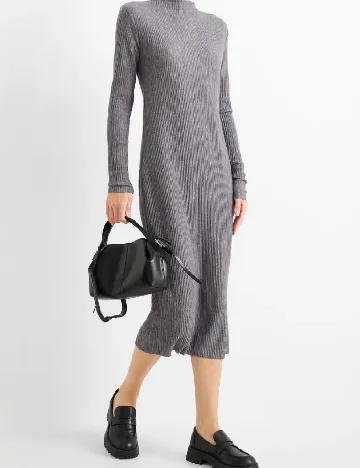 Rochie medie C&A, gri Gri