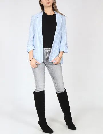 Blazer Only, bleu/alb