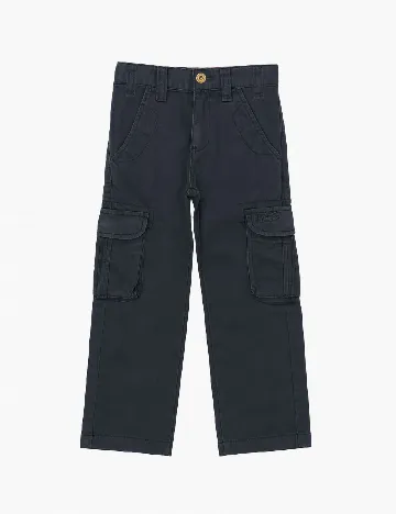 Pantaloni Zara, bleumarin Albastru