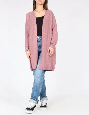 Cardigan Only, roz pudra