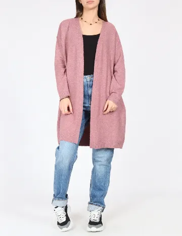 Cardigan Only, roz pudra