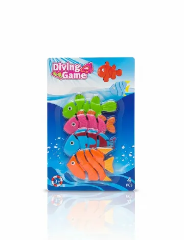 Set jucarii pentru piscina 4 bucati ACTION, mix culori Mix culori