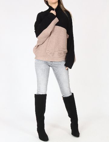 Bluza C&A, maro/negru