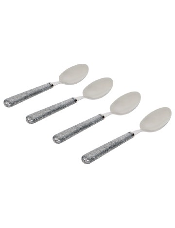 Set linguri cu sclipici 4 bucati ACTION, gri
