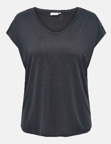 Tricou Only Carmakoma, gri inchis