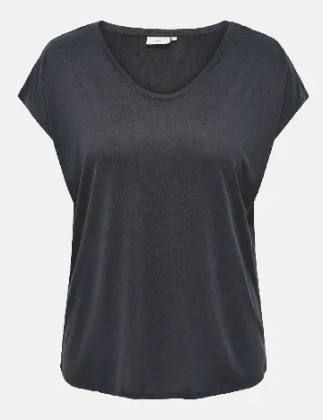 Tricou Only Carmakoma, gri inchis Gri