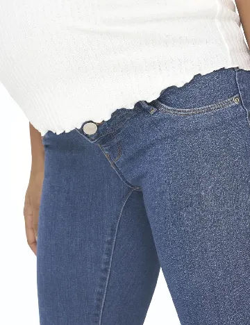 Blugi Only Maternity, albastru Albastru